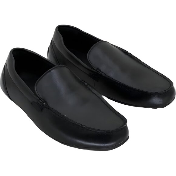 Club Room Men\'s Martin Driving Loafer Black US 8.5